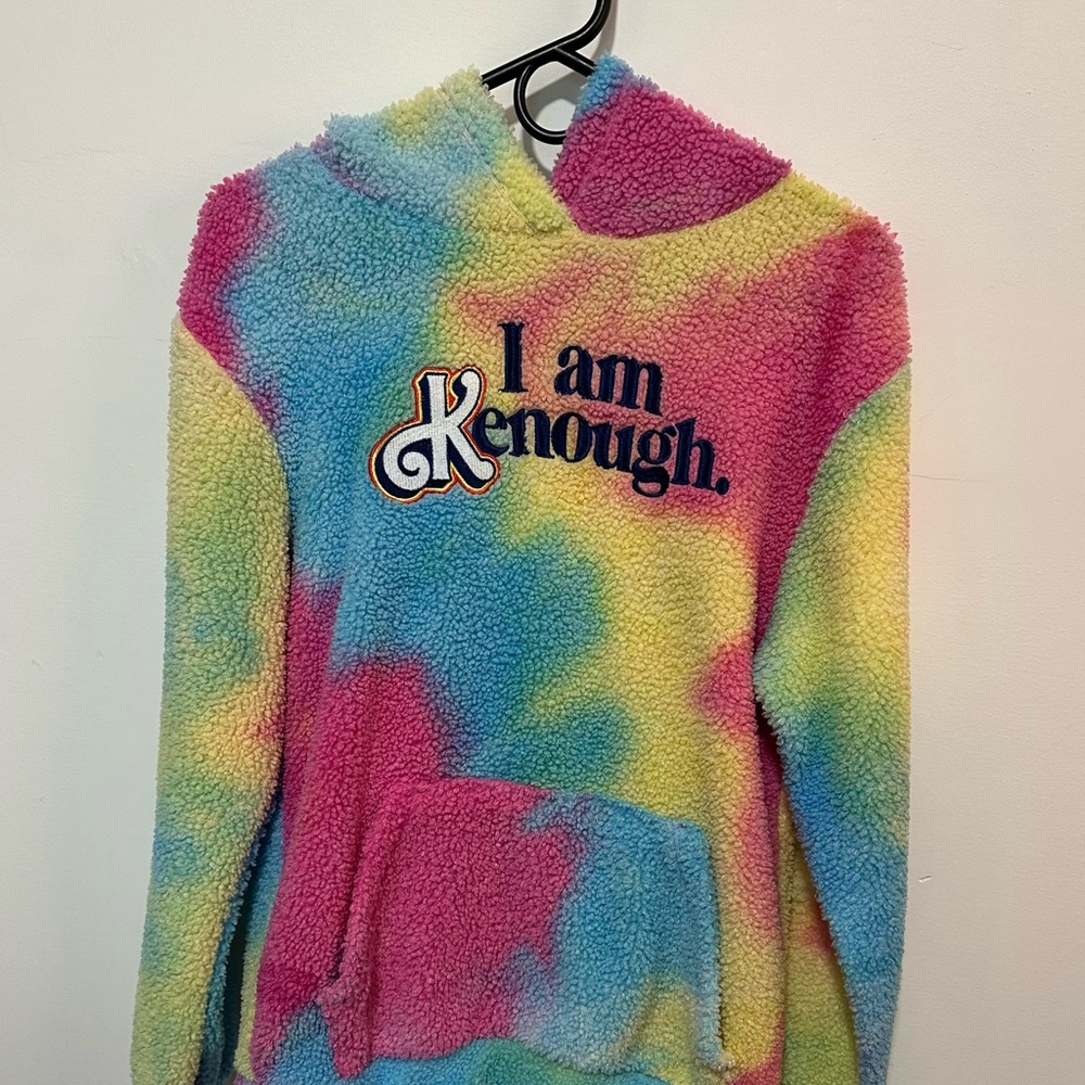 Mattel Creations Barbie The Movie Official Ken “I Am Kenough” Unisex Hoodie sz S